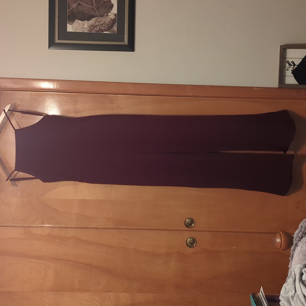 Maroon jumpsuit